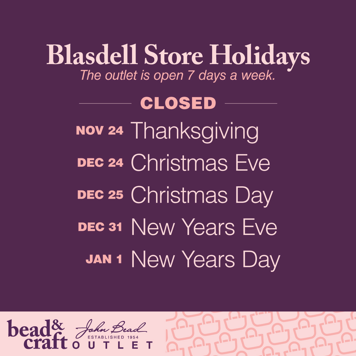 Blasdell Holiday Schedule